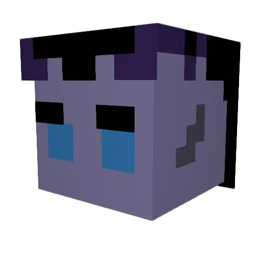 Razor00 Minecraft avatar head, 3D render