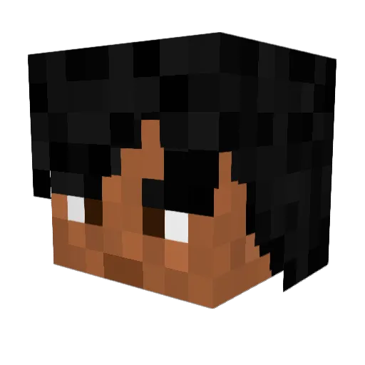 Razor8289 Minecraft avatar head, 3D render