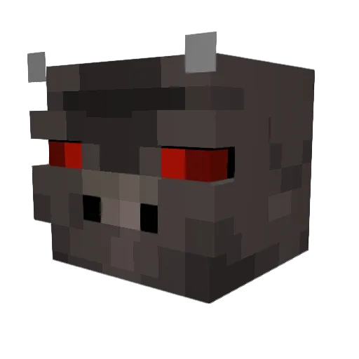 RazorBlade180 Minecraft avatar head, 3D render