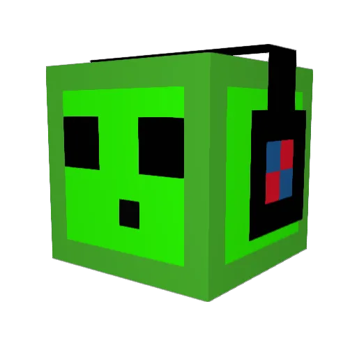RazorDemon Minecraft avatar head, 3D render