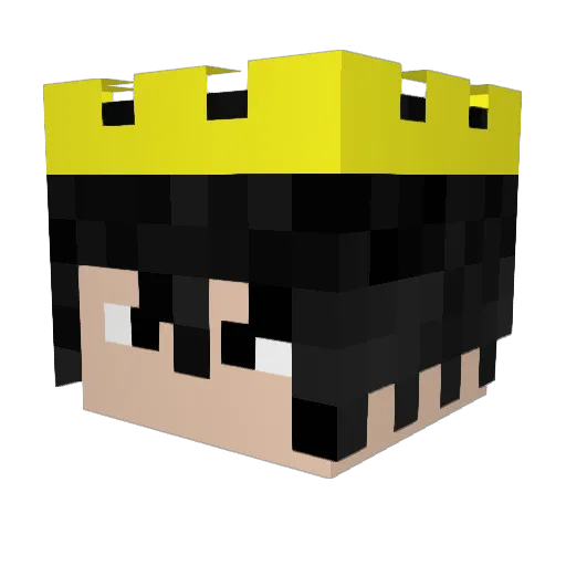 RazorDios Minecraft avatar head, 3D render