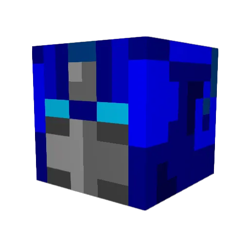 Razor_Lazer Minecraft avatar head, 3D render