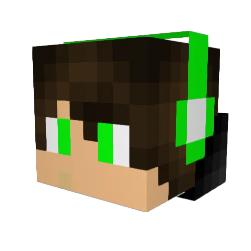 Razorback1099 Minecraft avatar head, 3D render