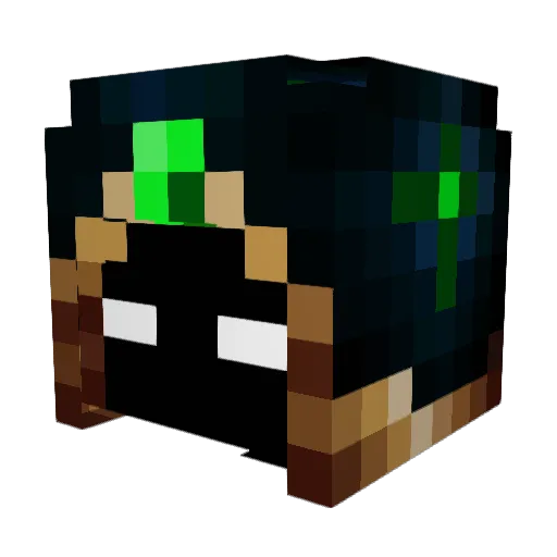 Razorblade8642 Minecraft avatar head, 3D render