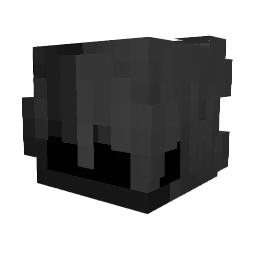 Razorkink Minecraft avatar head, 3D render