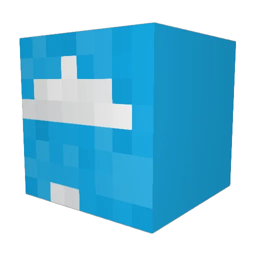 Razorshockwave Minecraft avatar head, 3D render