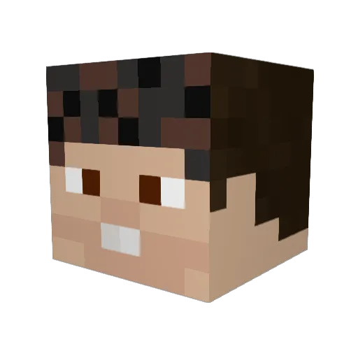 Razorshotz Minecraft avatar head, 3D render