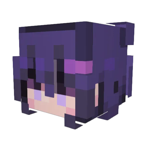 Razortooth22 Minecraft avatar head, 3D render