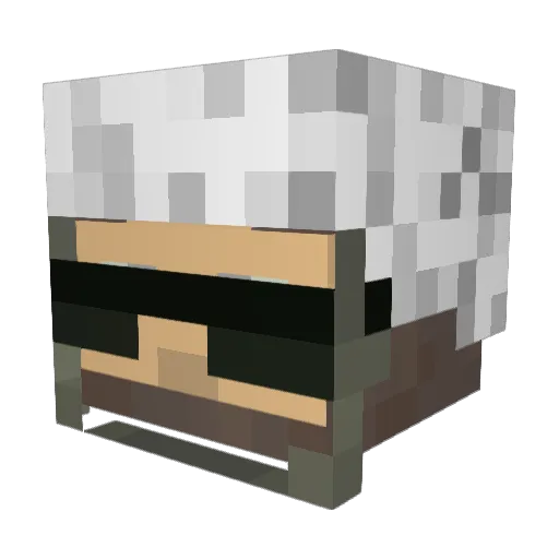 RazvanK24 Minecraft avatar head, 3D render