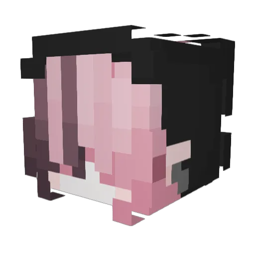 RazvyOnTop Minecraft avatar head, 3D render