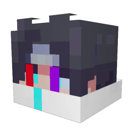Razvy_m Minecraft avatar head, 3D render