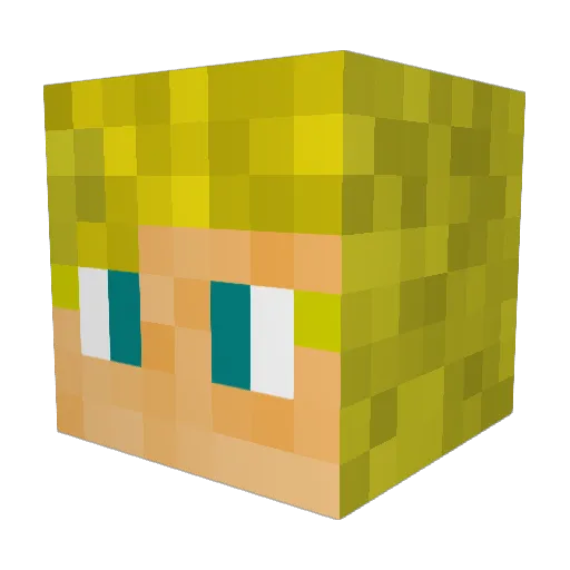 Razvyrazvy27 Minecraft avatar head, 3D render