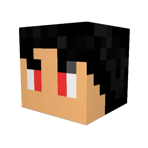 Razza2903 Minecraft avatar head, 3D render