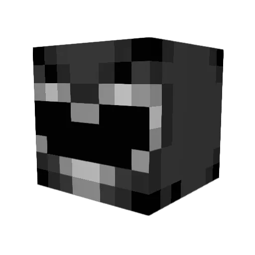 Razzek Minecraft avatar head, 3D render