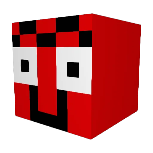 Razzii724 Minecraft avatar head, 3D render