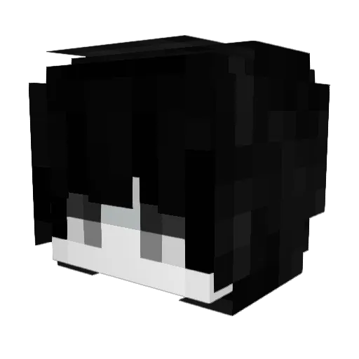 RazzorXD Minecraft avatar head, 3D render