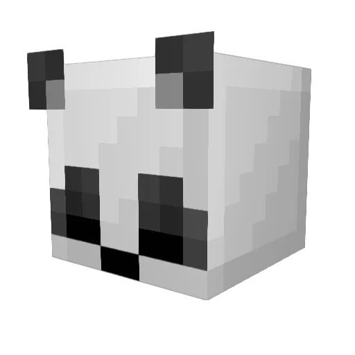 Razzue Minecraft avatar head, 3D render