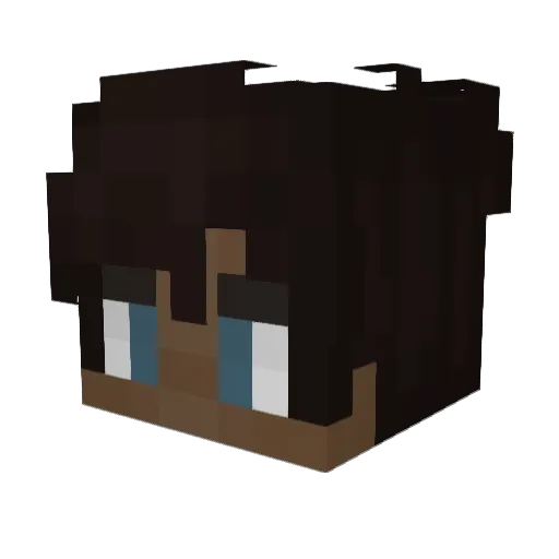 Razzy666 Minecraft avatar head, 3D render