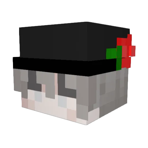Rbqrzt Minecraft avatar head, 3D render