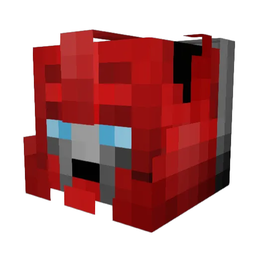 Rbushnell Minecraft avatar head, 3D render