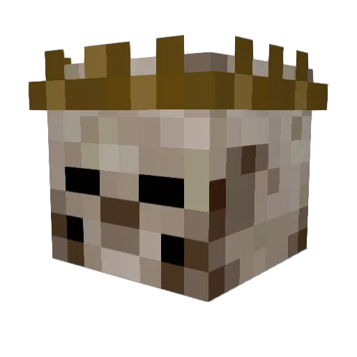 Rchrd_ Minecraft avatar head, 3D render