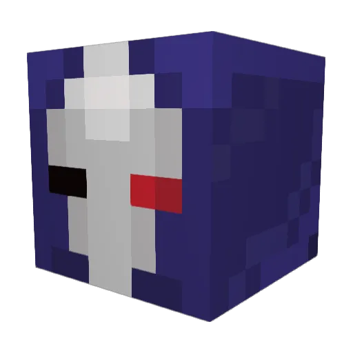 Rcihar Minecraft avatar head, 3D render