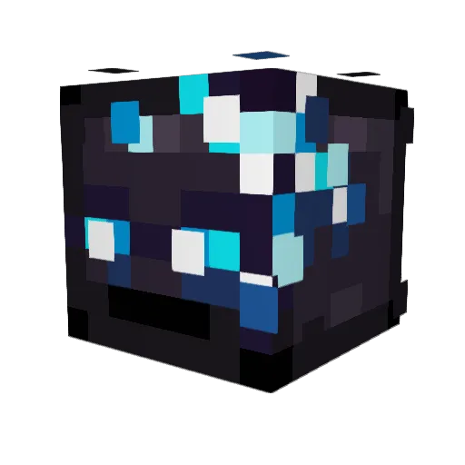 Rcn_q Minecraft avatar head, 3D render