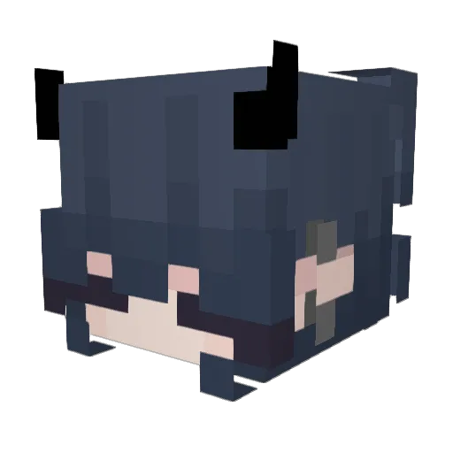 Rctanev Minecraft avatar head, 3D render