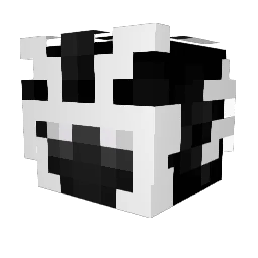 Rcxnoke Minecraft avatar head, 3D render