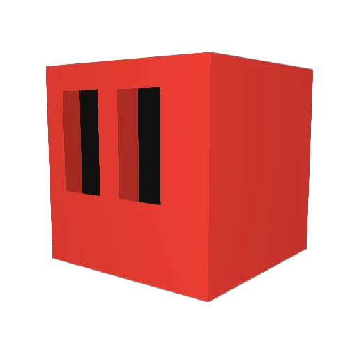 Rczgame Minecraft avatar head, 3D render