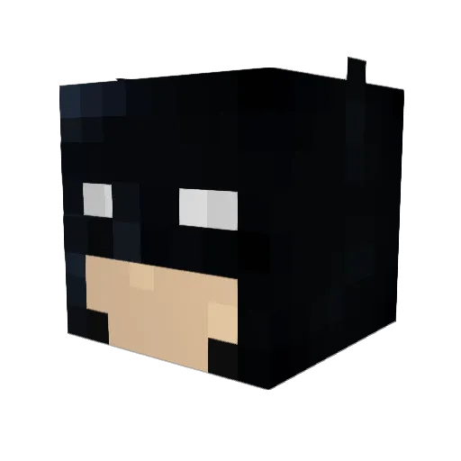 RdMaxx Minecraft avatar head, 3D render