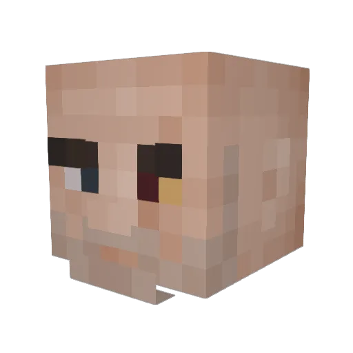 RdScorpion5 Minecraft avatar head, 3D render