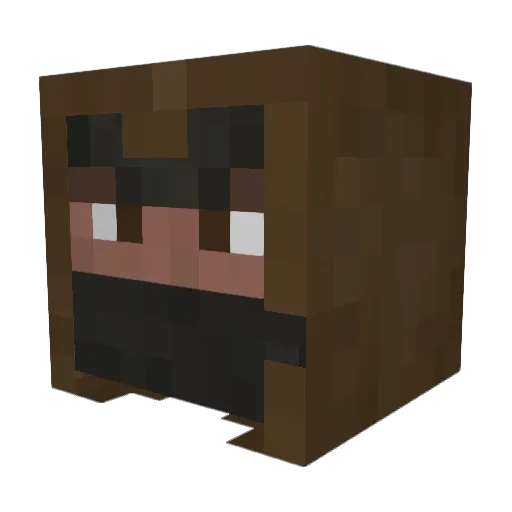 Rdc004 Minecraft avatar head, 3D render