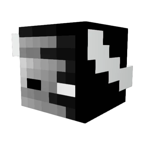 ReBer03 Minecraft avatar head, 3D render