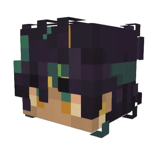 ReD_NaX_eLa_ Minecraft avatar head, 3D render