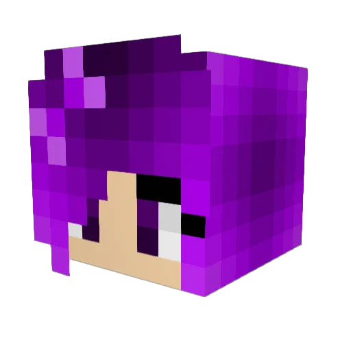 ReDzyyy Minecraft avatar head, 3D render
