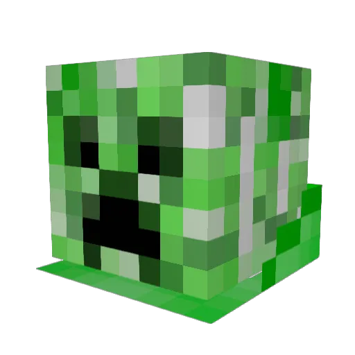 ReKSiuSZW Minecraft avatar head, 3D render