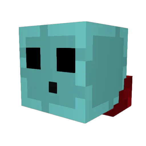 ReKtByADrunK Minecraft avatar head, 3D render