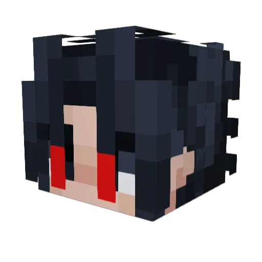 ReLuigino Minecraft avatar head, 3D render