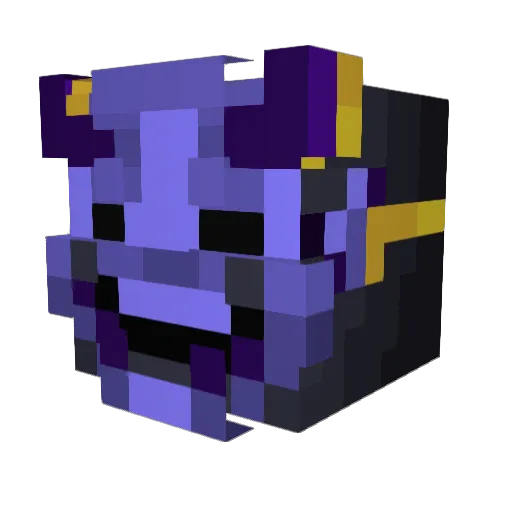 ReN1GaT Minecraft avatar head, 3D render