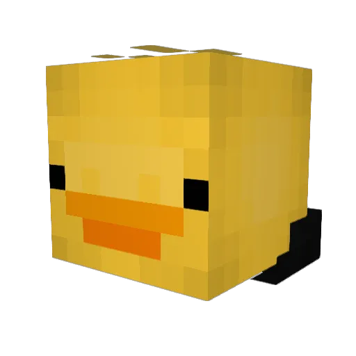 ReP886 Minecraft avatar head, 3D render