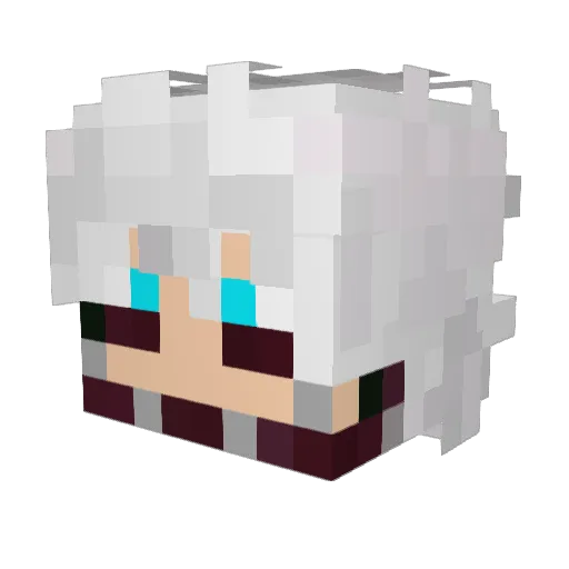RePGuts Minecraft avatar head, 3D render