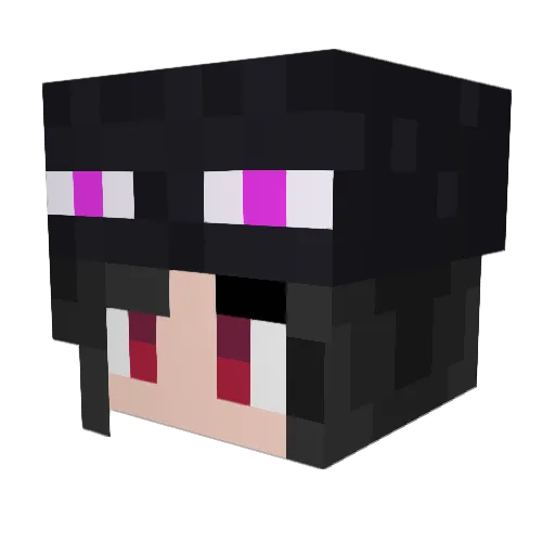 RePod Minecraft avatar head, 3D render