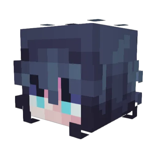 ReReMax33 Minecraft avatar head, 3D render