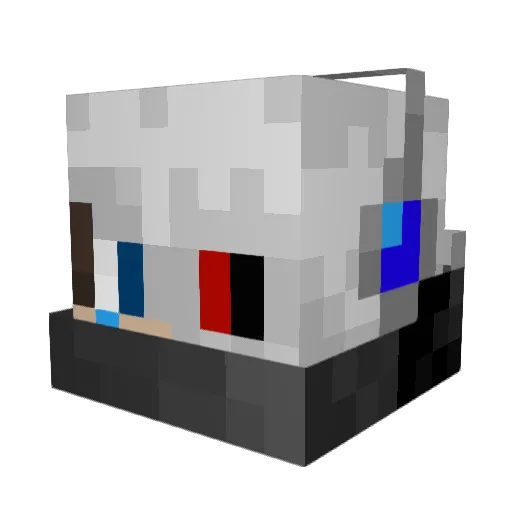 ReSer911 Minecraft avatar head, 3D render