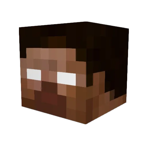 ReTTaGiam Minecraft avatar head, 3D render