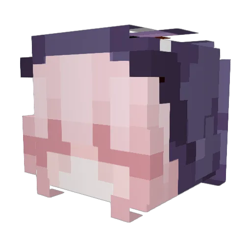 ReTrO3208 Minecraft avatar head, 3D render