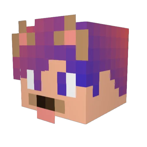 ReV_LIAMZz Minecraft avatar head, 3D render