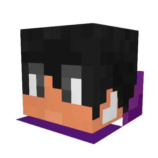 ReXiSt Minecraft avatar head, 3D render