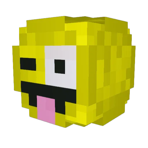 ReXiuM_ Minecraft avatar head, 3D render